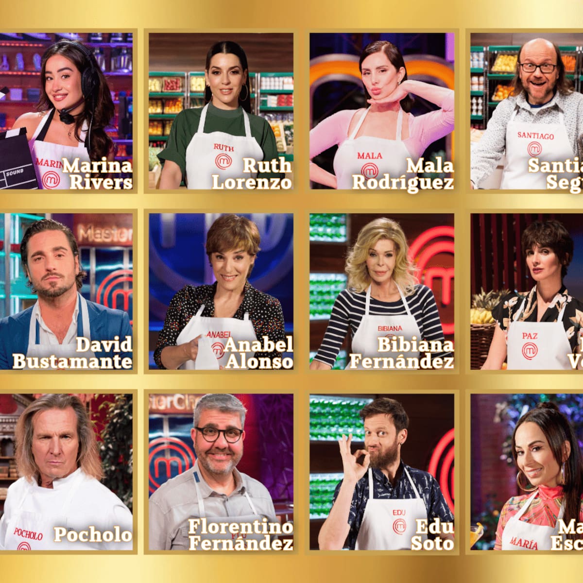 'MasterChef Celebrity Legends': estos son todos los concursantes de la nueva edición