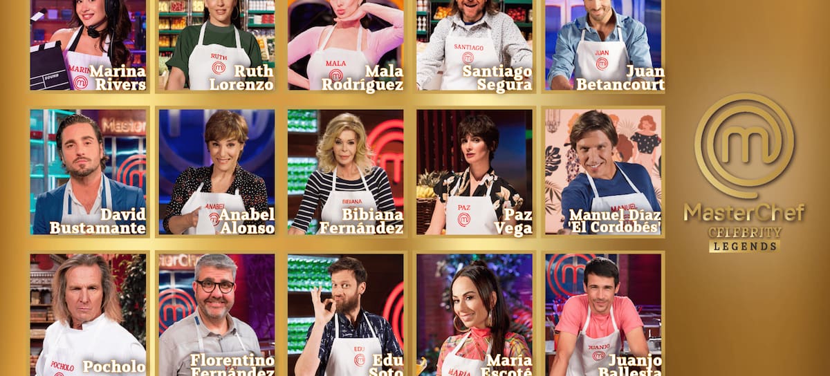 Los concursantes de 'MasterChef Celebrity Legends'