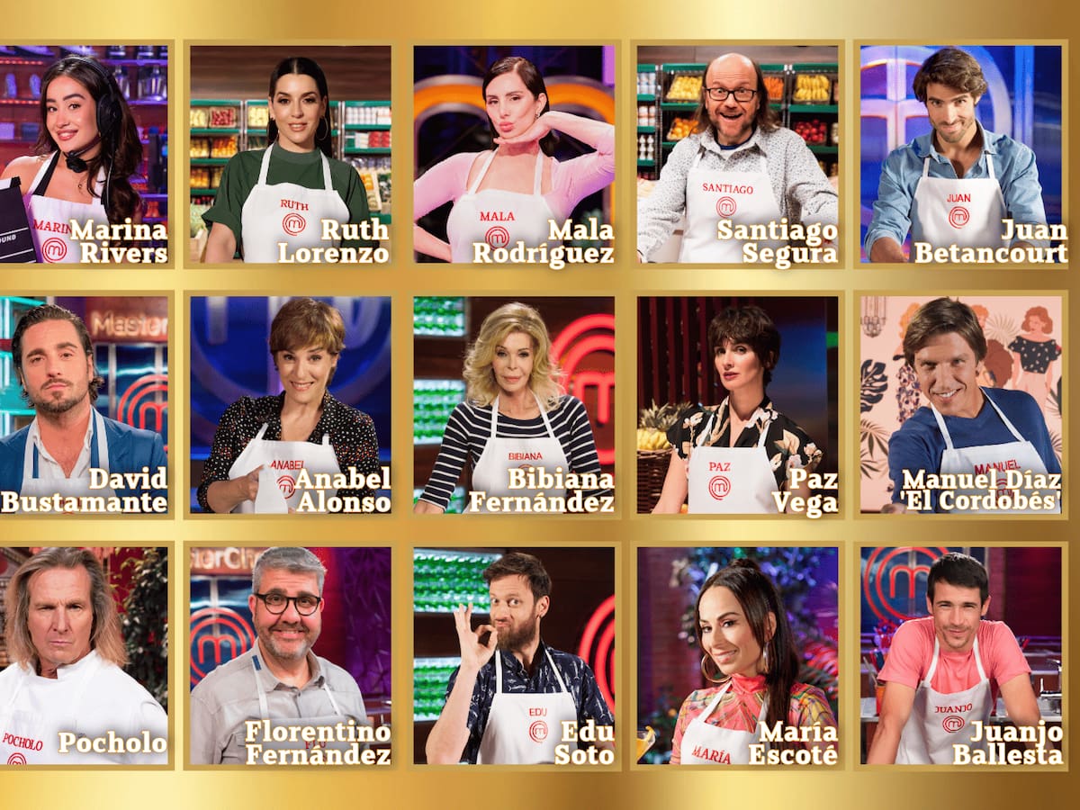 'MasterChef Celebrity Legends': estos son todos los concursantes de la nueva edición