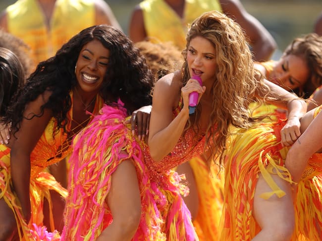 Shakira, en la actuación de la final del Mundial 2026