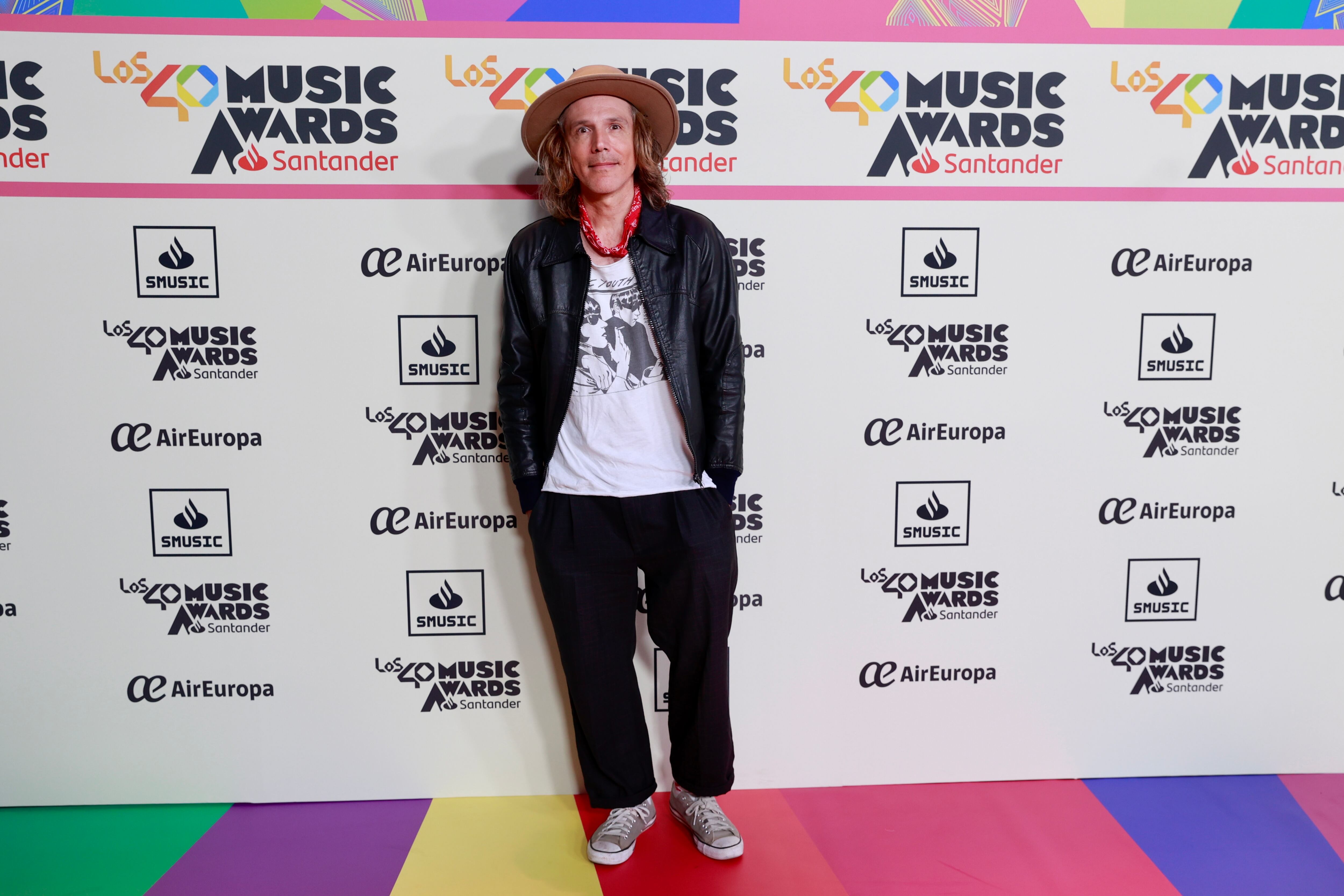 Juan Luis Suárez, en la cena de nominados de LOS40 Music Awards Santander 2023.