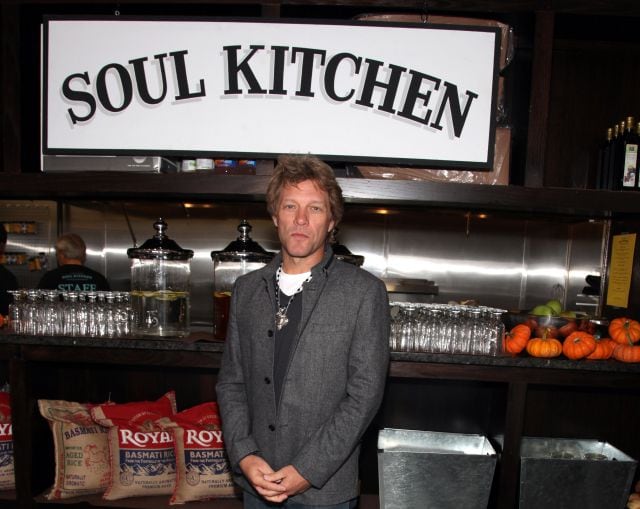 Jon Bon Jovi, en la apertura de su restaurante Soul Kitchen, en 2011.