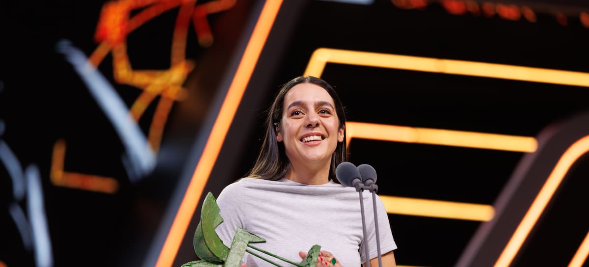 Valeria Castro en la gala de los Premios Ondas en el Gran Teatro del Liceu en Barcelona, noviembre de 2025.