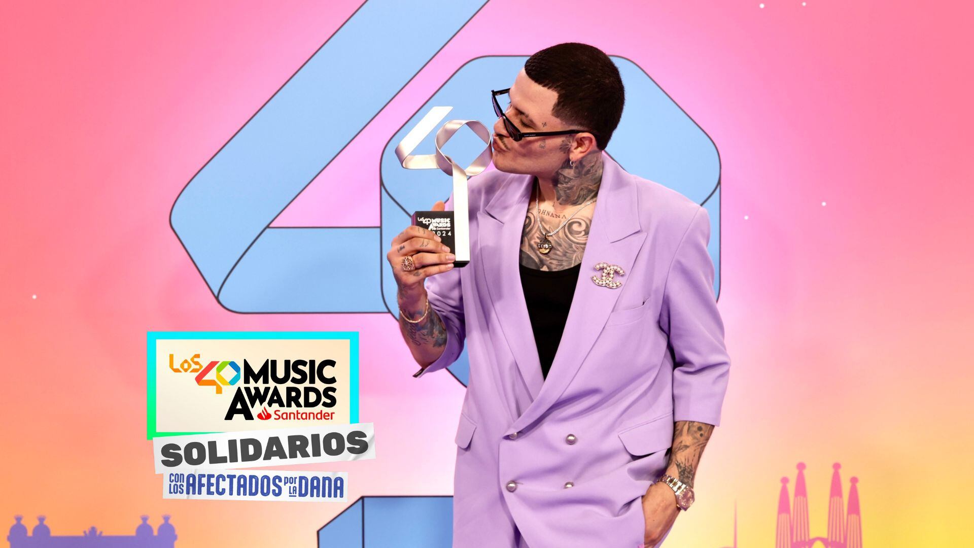 Kapo, ganador de LOS40 Music Awards Santander 2024 (Mejor Artista Revelación en Categoría Global Latina)