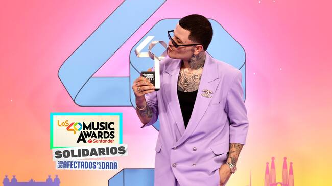 Kapo, ganador de LOS40 Music Awards Santander 2024 (Mejor Artista Revelación en Categoría Global Latina)