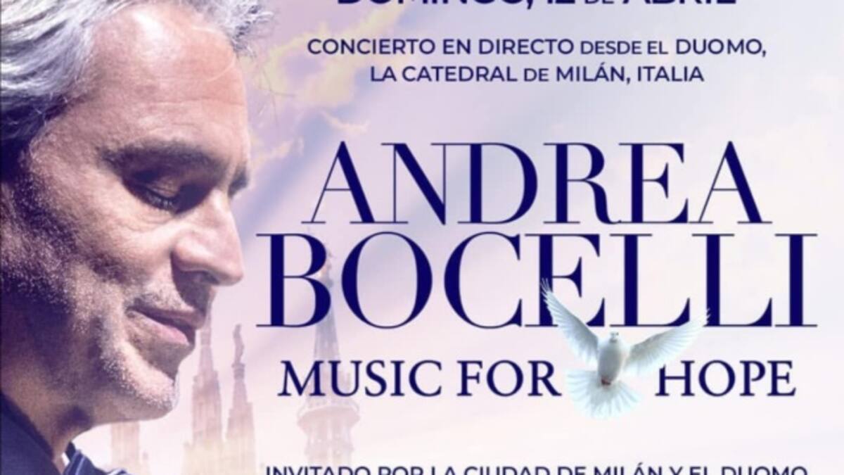 Music for Hope con Andrea Bocelli