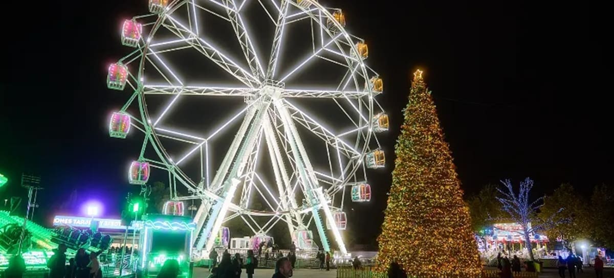 Foto de la noria cortesía del Parque Mágicas Navidades de Torrejón