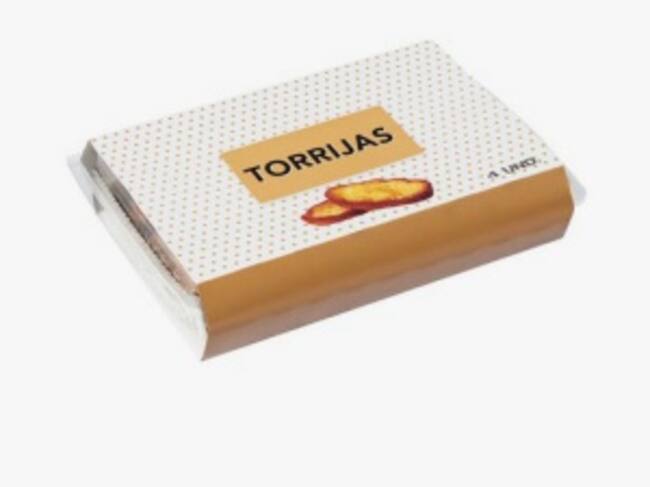 Así es la caja de las torrijas congeladas