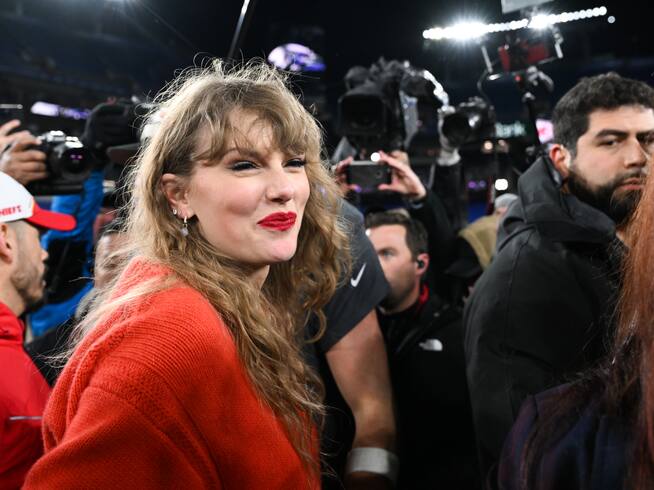 Taylor Swift en un partido de los Kansas City Chiefs esta pasada semana. Kathryn Riley / Getty Images