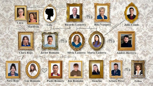 Reparto de '4 estrellas'.