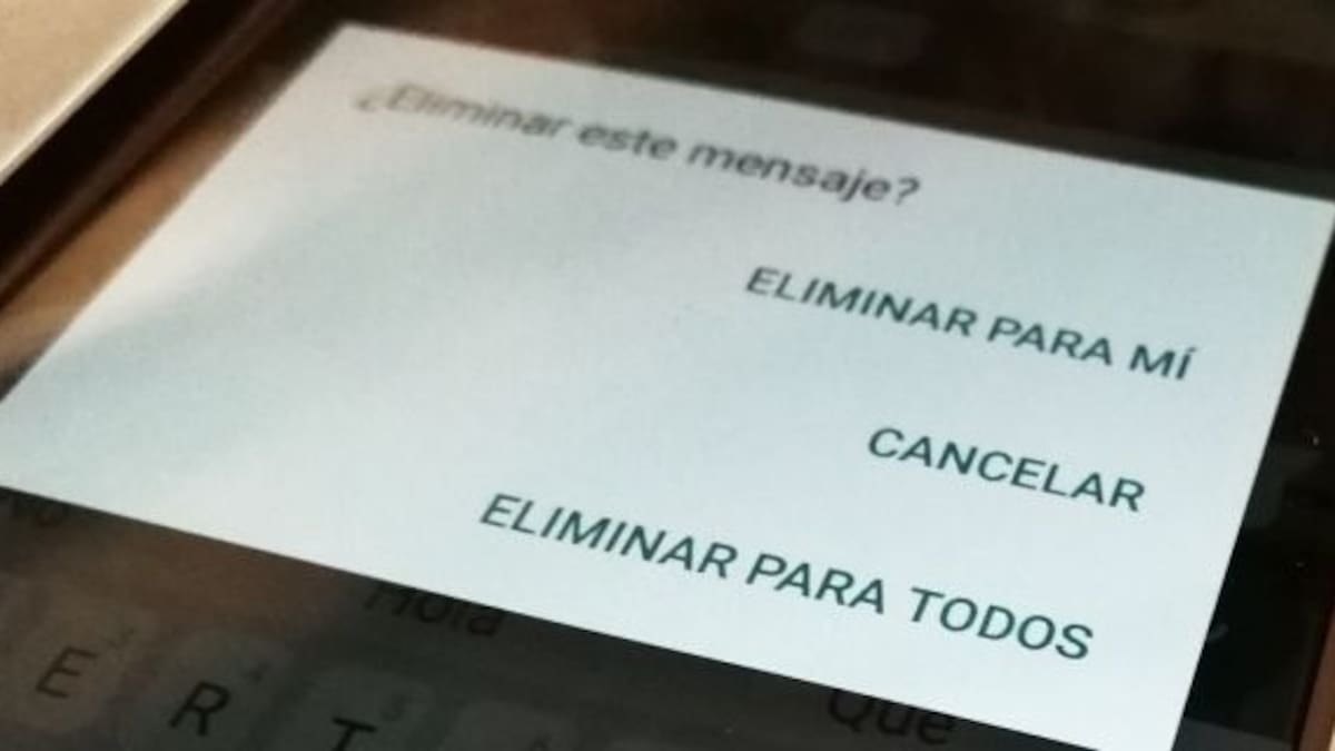 Al final, se pueden leer los mensajes eliminados en WhatsApp