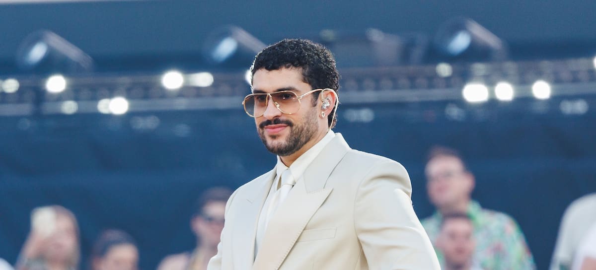 Bad Bunny en su concierto en Barcelona