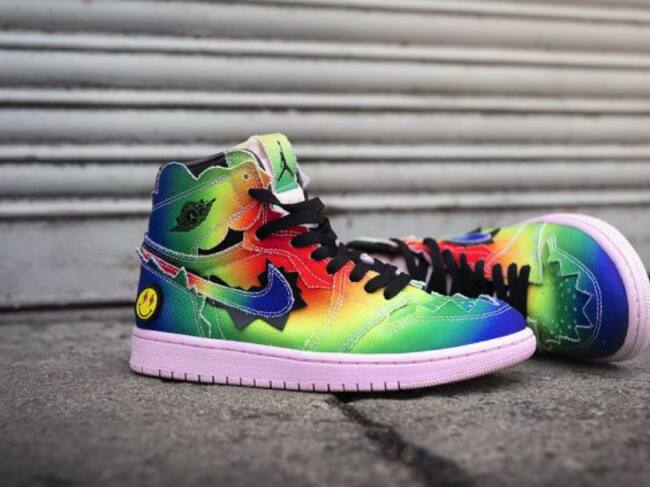 Las zapatillas Air Jordan 1 de J. Balvin