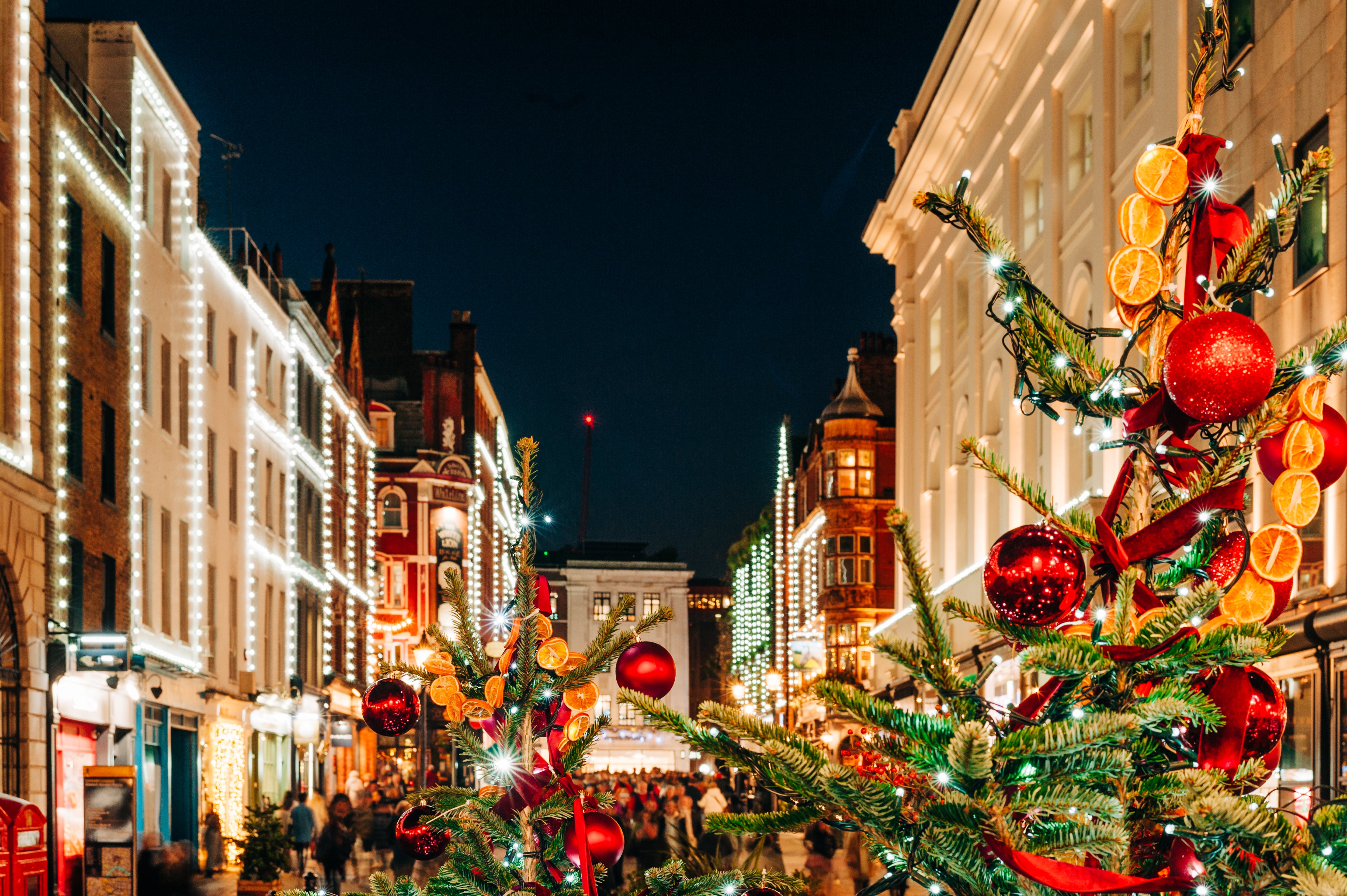 Ciudad en Navidad