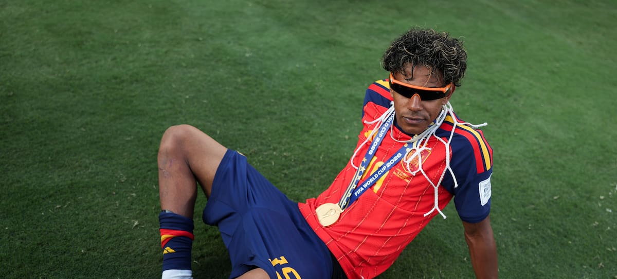 Lamine Yamal, tras su victoria en la final del Mundial 2026.