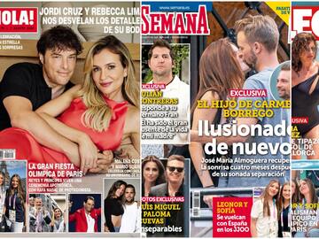 Estas son las portadas de las revistas del corazón de hoy, 31 de julio
