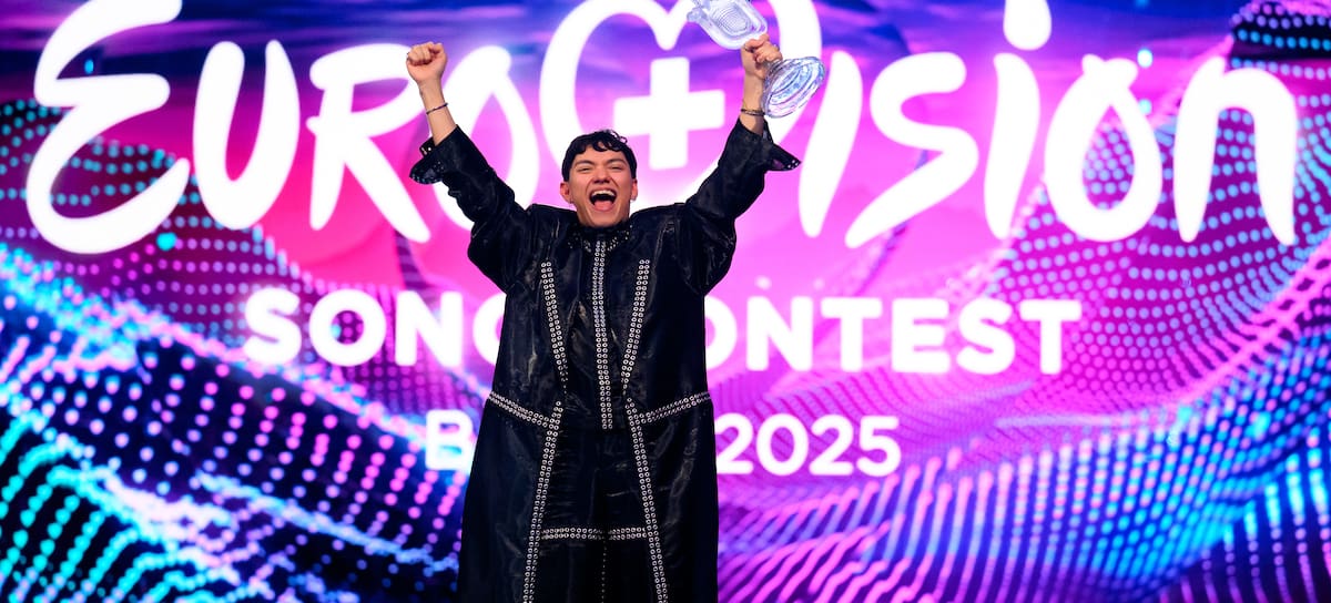 JJ, ganador de Eurovisión 2025, celebra la victoria en la 69º edición del festival