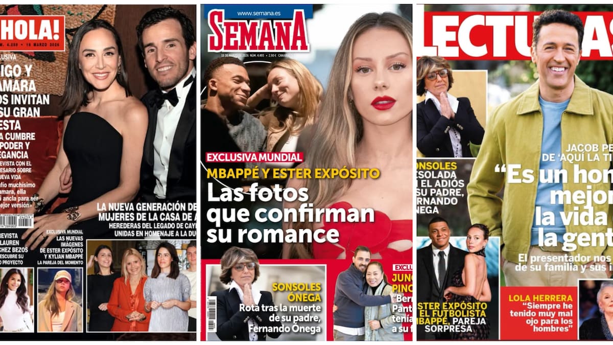 Ester Expósito con Mbappé, Tamara Falcó y Sonsoles Ónega : las portadas del corazón del 11 de marzo