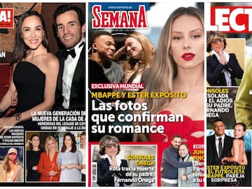 Las portadas de las revistas del corazón de hoy, 11 de marzo: Ester Expósito y Mbappé, Sonsoles Ónega y Tamara Falcó