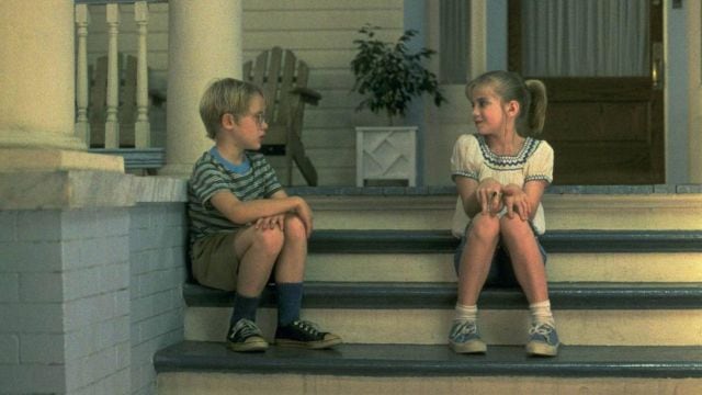 Macalauy Culkin y Anna Chlumsky, una pareja muy tierna en Mi chica.