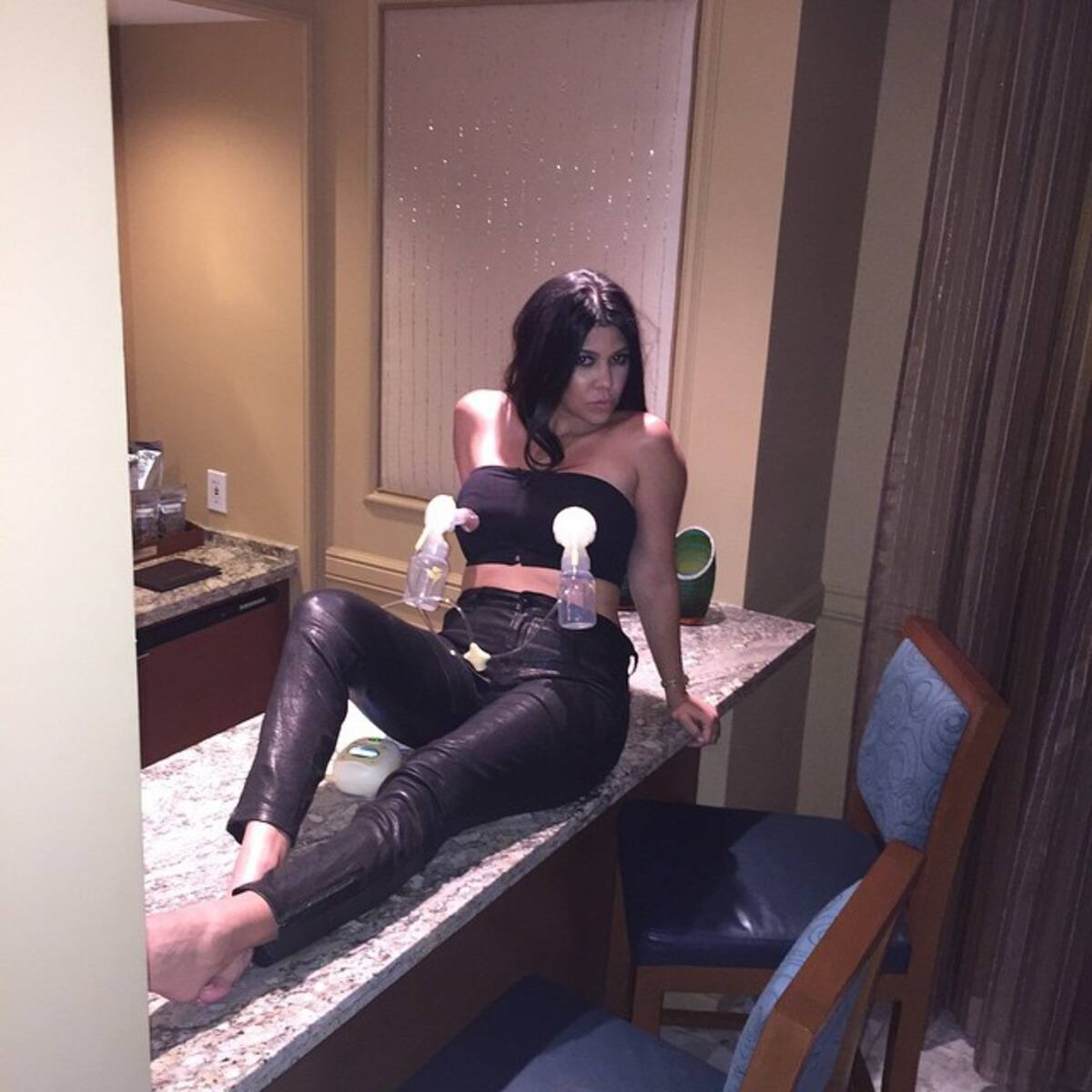 Kourtney Kardashian enciende las redes sociales..