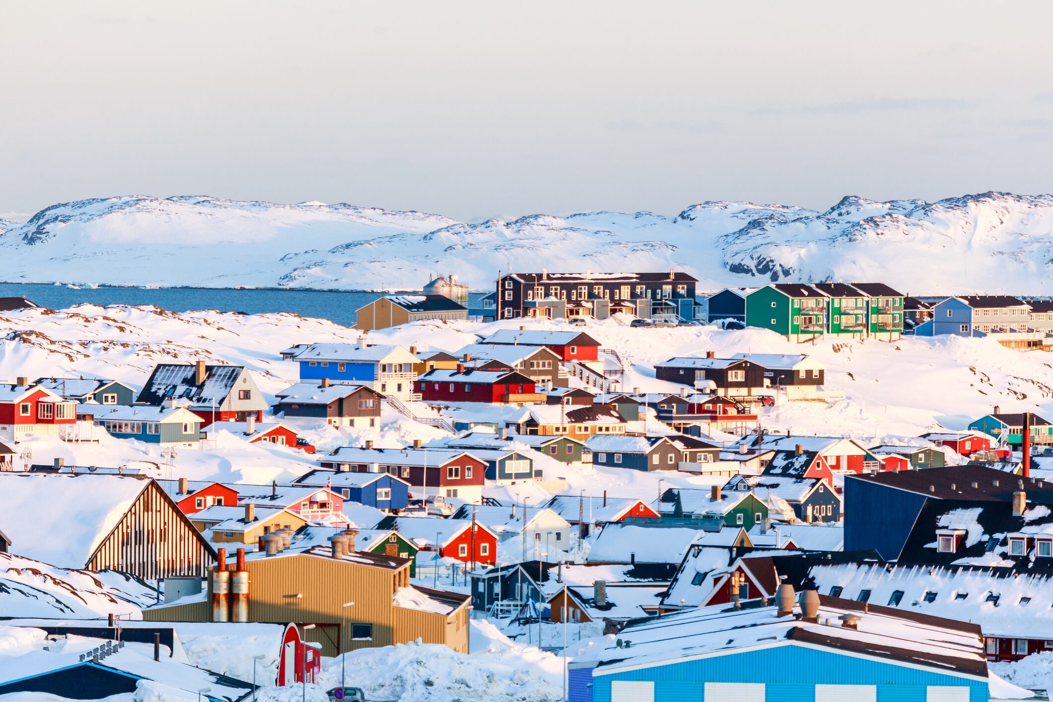 Panorámica de Nuuk, la capital de Groenlandia.