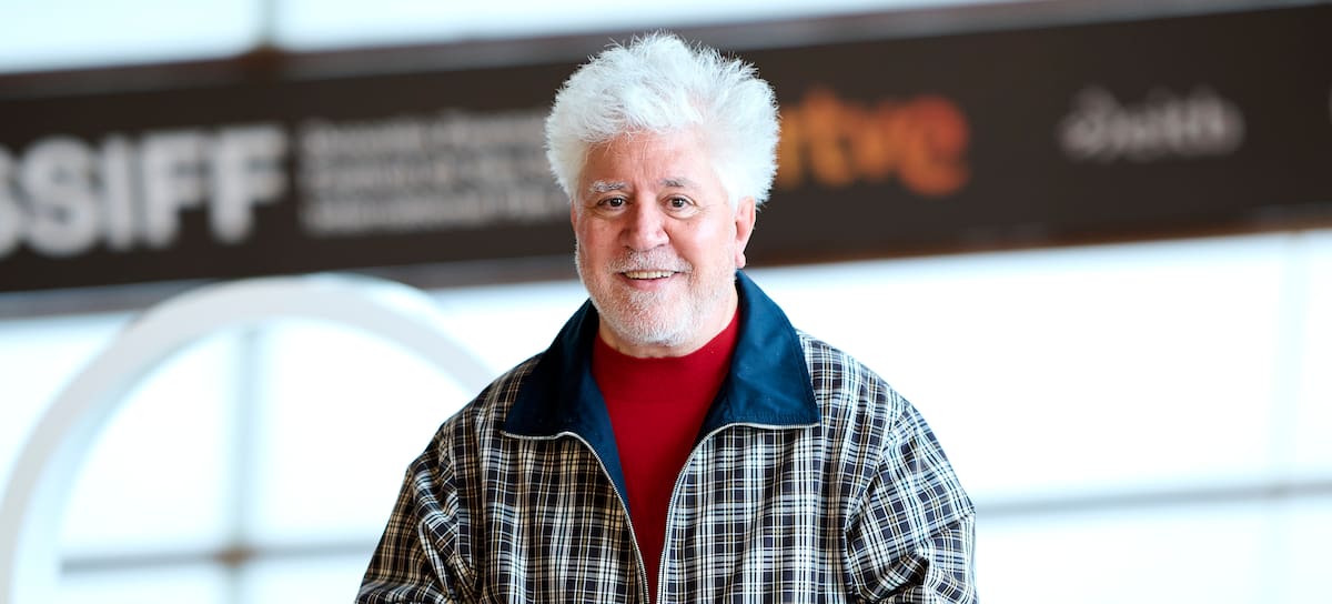 Pedro Almodóvar presentando 'La Habitación De Al Lado / The Room Next Door' en el Festival de Cine de San Sebastián, el 26 de septiembre de 2024. (Photo by Carlos Alvarez/WireImage)