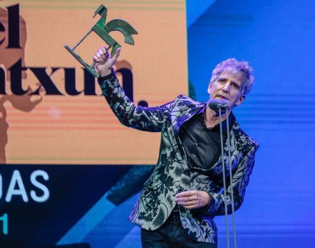 Mikel Erentxun, en la gala de entrega de los Premios Ondas 2021.