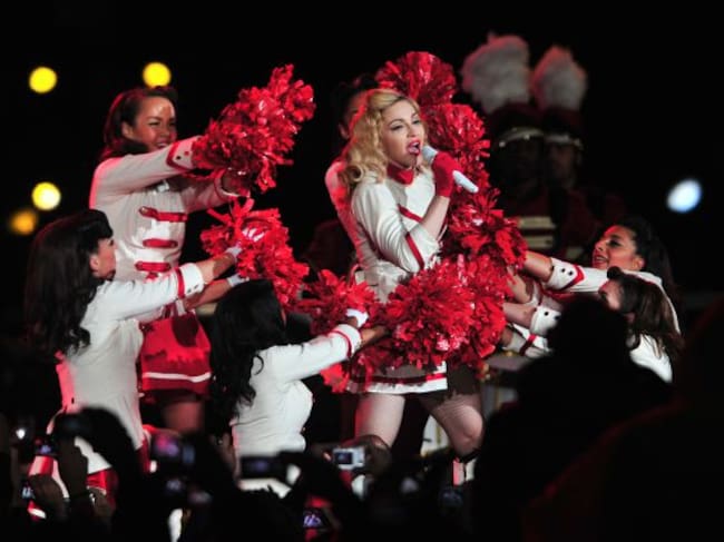 Madonna en su concierto de Chile el 19 de diciembre de 2012.