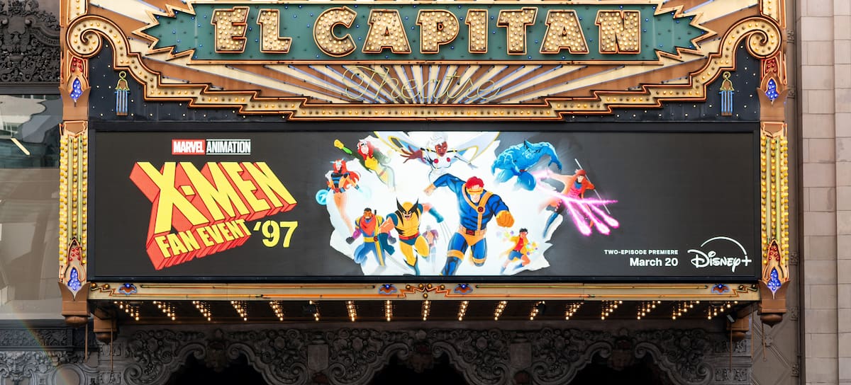 Cartel de un fan event de X-MEN '97 en Los Ángeles en 2024
