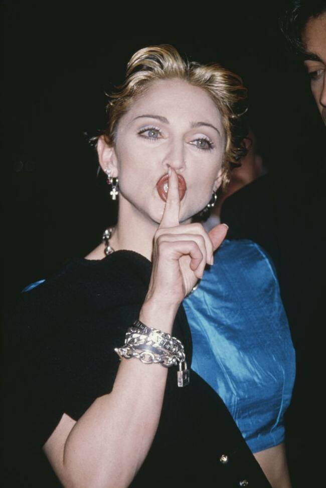 Madonna, mandando callar en 1994