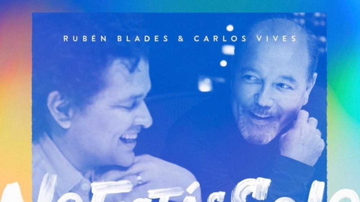 Rubén Blades y Carlos Vives en "No Estás Solo"