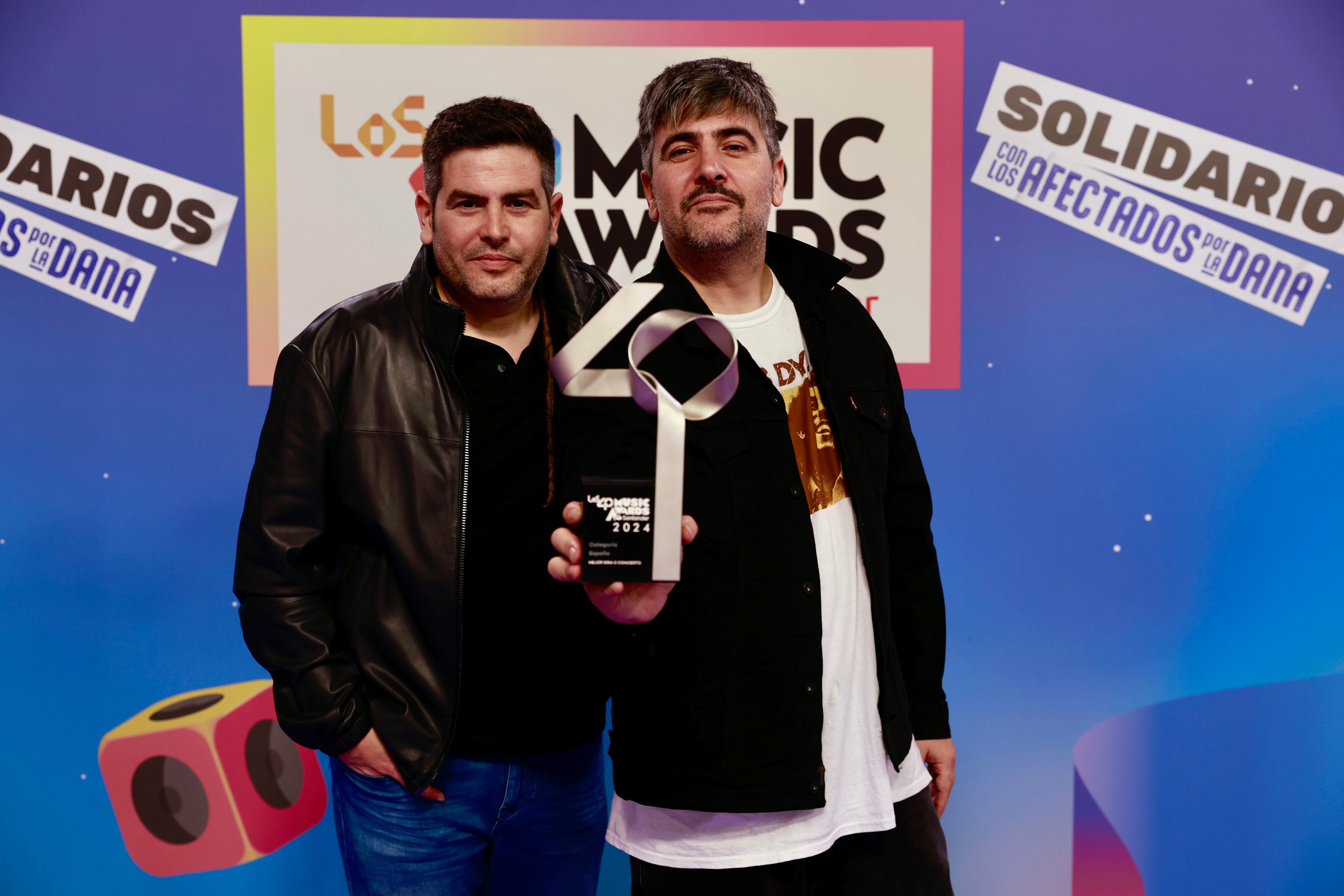Estopa, ganadores de LOS40 Music Awards Santander 2024 (Mejor Gira/Concierto en Categoría España)