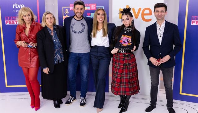 María Eizaguirre, Mónica Naranjo, Rodrigo Vázquez e Inés Hernand.