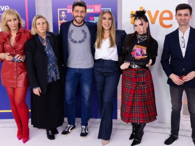 María Eizaguirre, Mónica Naranjo, Rodrigo Vázquez e Inés Hernand.