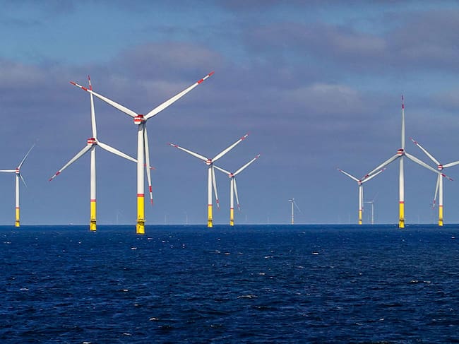 Una instalación offshore en el mar Báltico.