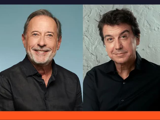 Guillermo Francella y Javier Veiga en 'El Hormiguero'