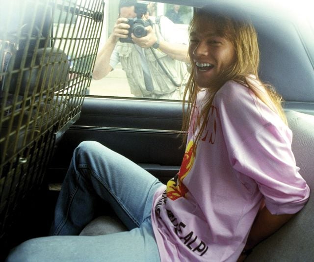 Axl detenido el 2 de julio de 1991