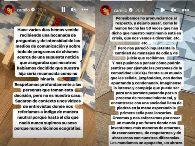 Camilo manda un contundente mensaje