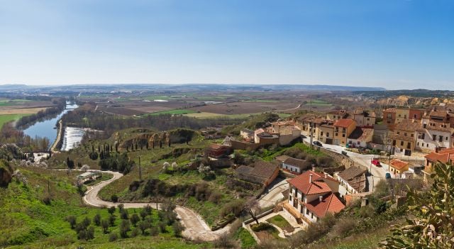 El río Duero a su paso por Toro, Zamora.