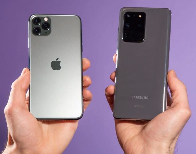 Las ventas de Apple y Samsung suben.