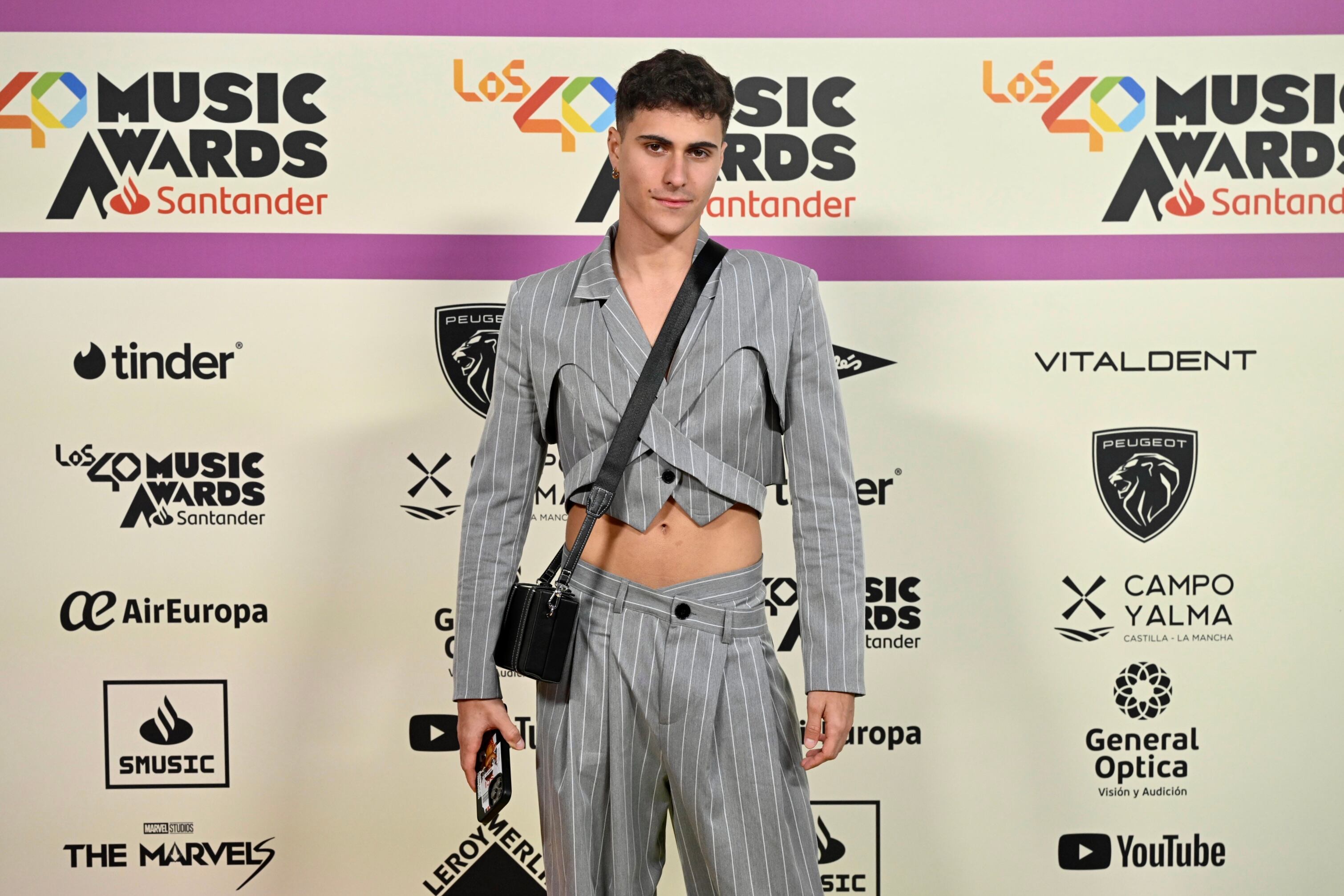 Jordi Rodríguez en la alfombra roja de LOS40 Music Awards Santander 2023 / Foto: Jorge París y Elena Buenavista