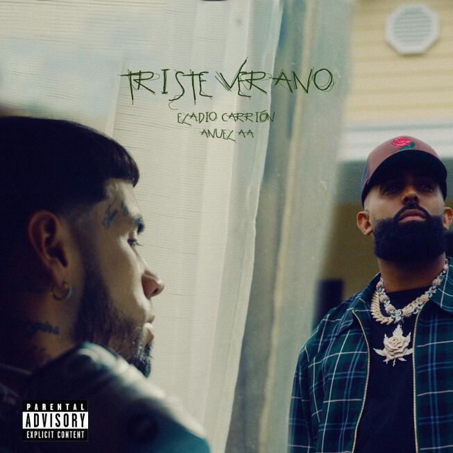 Portada de &#039;Triste Verano&#039; de Eladio Carrión y Anuel AA