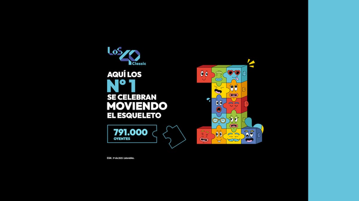 EGM: LOS40 Classic se afianza y llega los 791.000 oyentes diarios disfrutando de los Nº1 de tu vida