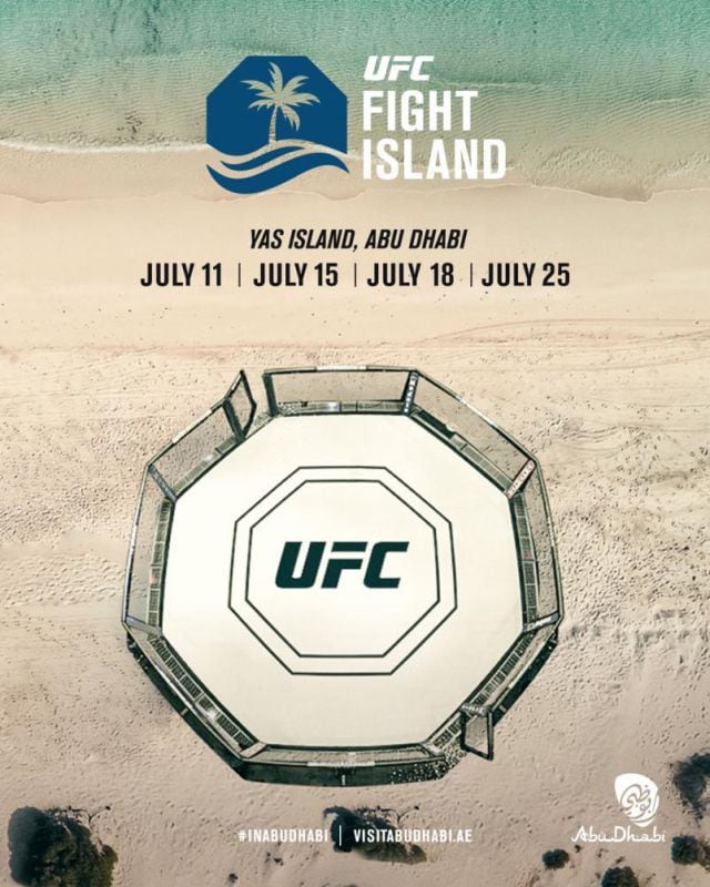 Cartel promocional de UFC Fight island