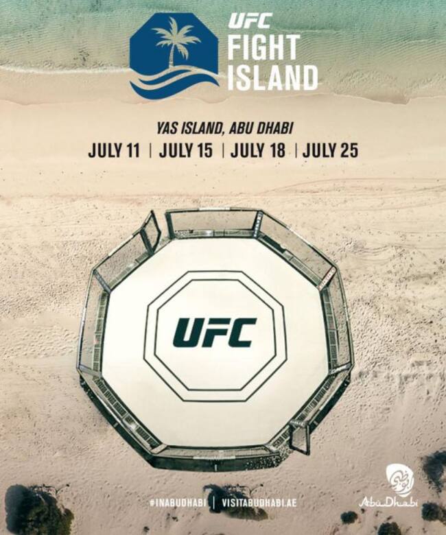 Cartel promocional de UFC Fight island