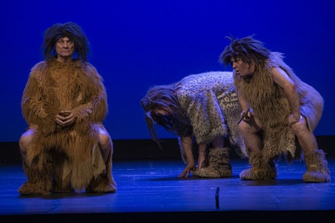 Tricicle durante su última actuación, el 4 de diciembre de 2022, en el Gran Teatre del Liceu en Barcelona.