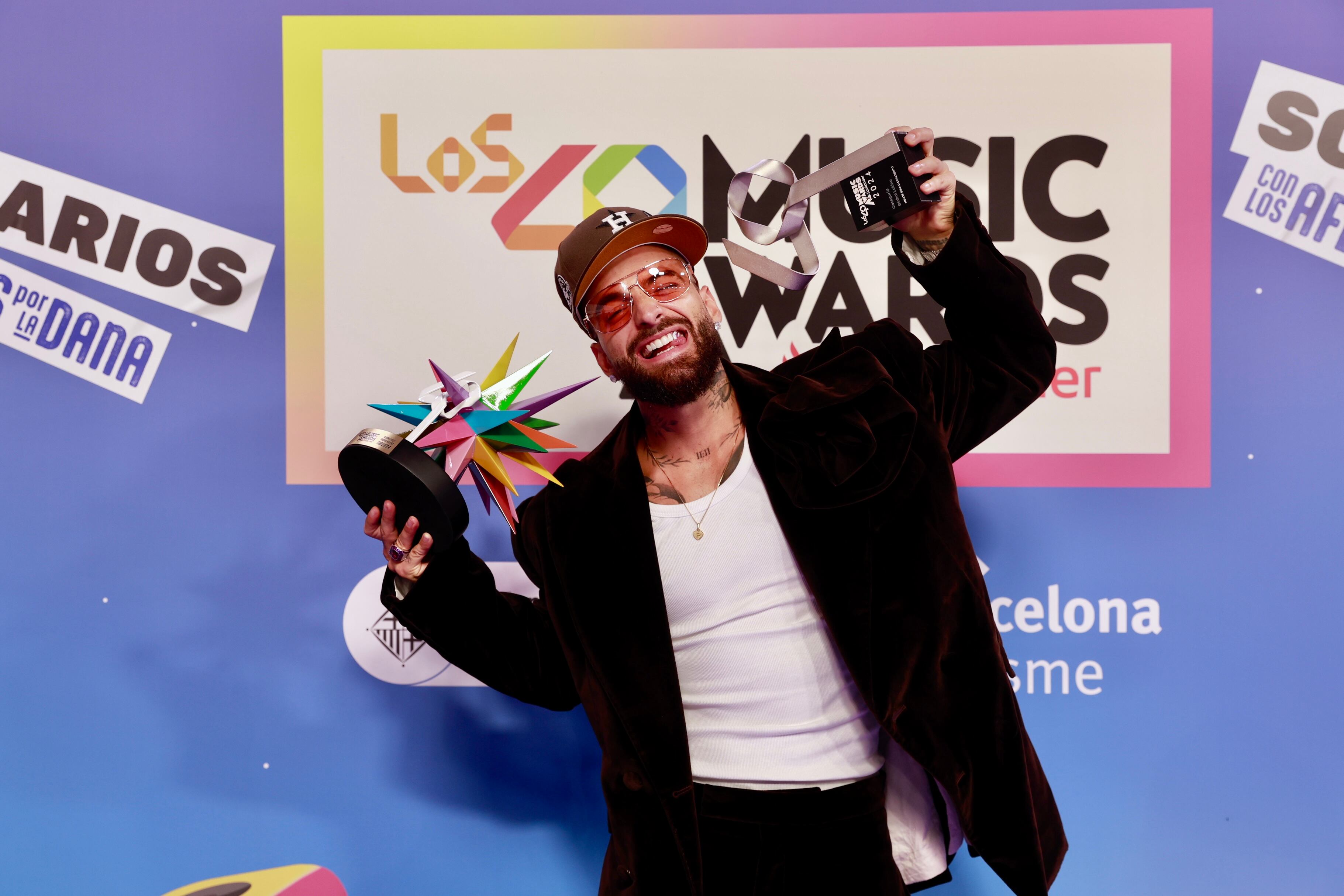 Maluma, ganador de LOS40 Music Awards Santander 2024 (Mejor Gira/Concierto en Categoría Global Latina y Global Icon)