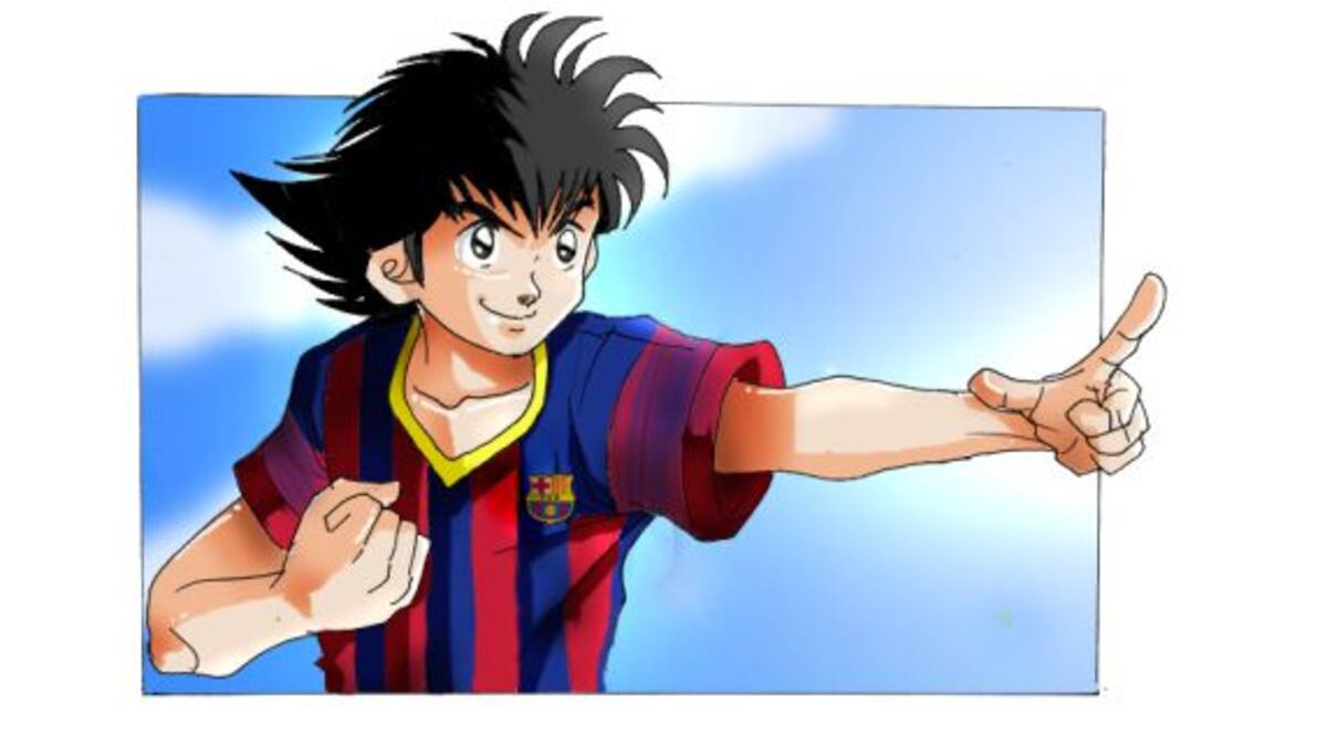 ¿Te imaginás a Messi dibujado como los Supercampeones?