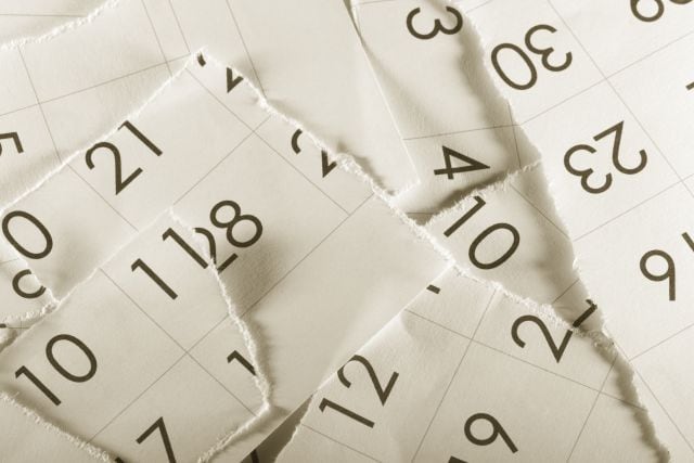 En 1582 el Papa eliminó 10 días del calendario.